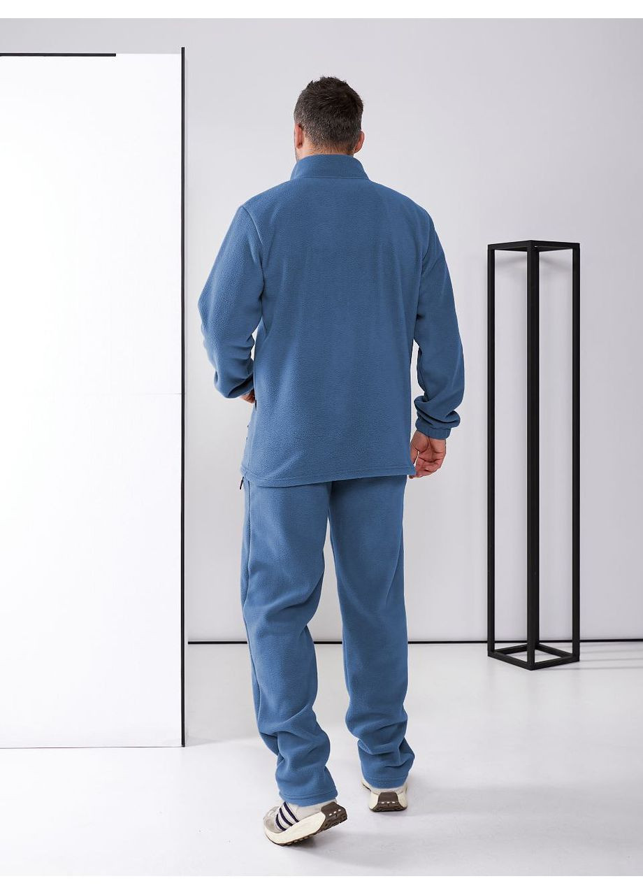 Мужской спортивный флисовый костюм двойка кофта и брюки No Brand (361145619)