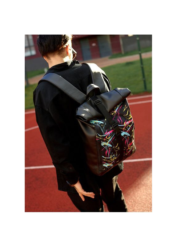 Мужской рюкзак ролл RollTop LZT принт "ABSTRACT" Sambag (329692779)