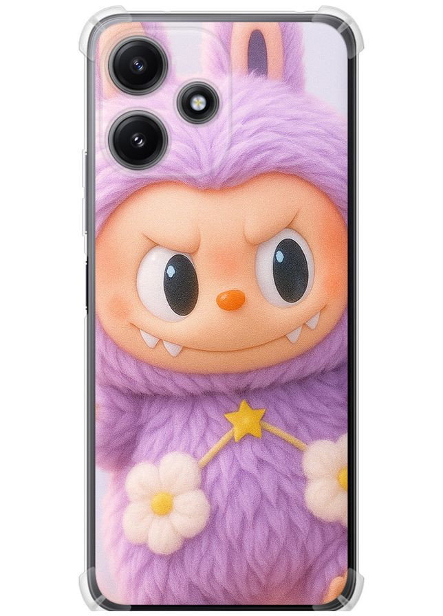 Силіконовий протиударний с посиленими кутами чохол 'Лабубу' для Endorphone Xiaomi Redmi 12 5G (342124465)