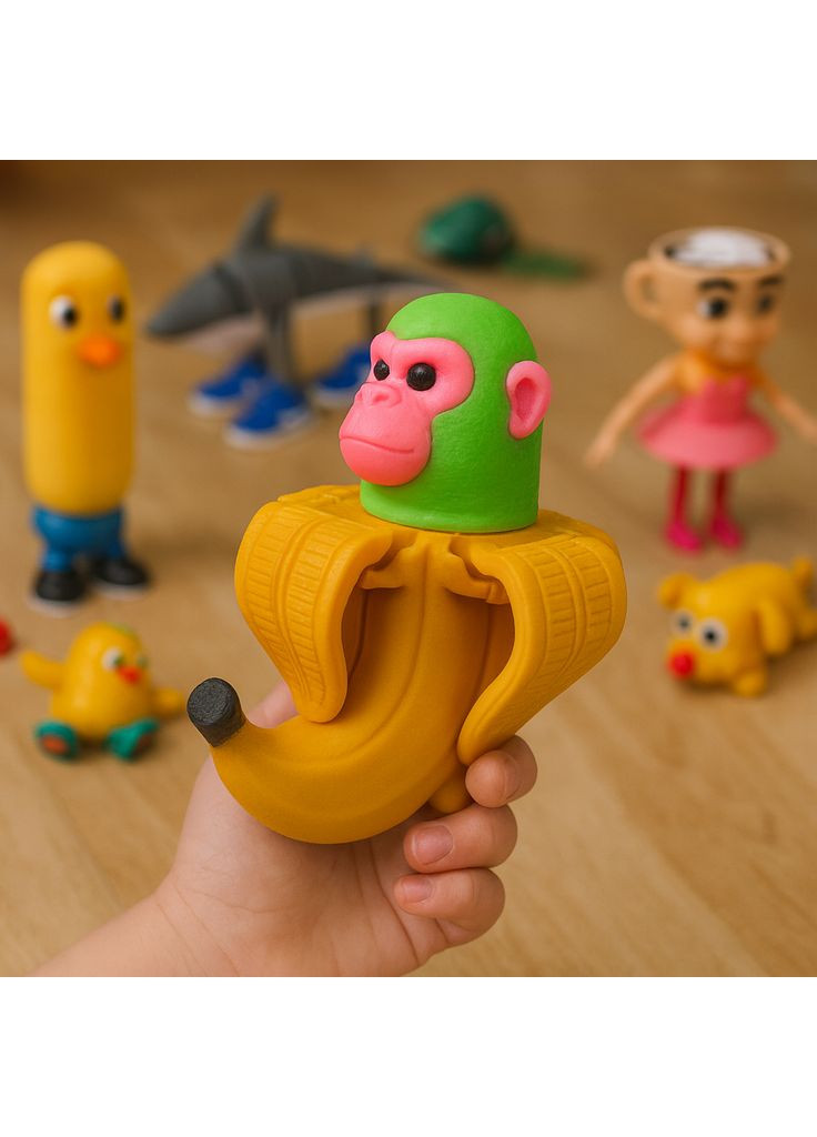 Колекційна іграшка Chimpanzini Bananini шімпанзіні бананіні з серії Italian Brainrot, жовта 13,5 см (KOL20005) DrukHouse3D (356506212)