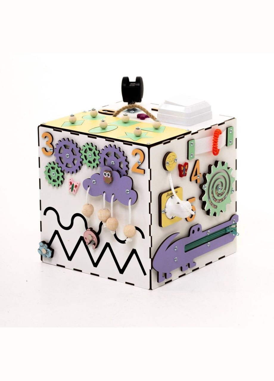 Бизикуб 23х23х23 см белый Joy Toy (315932488)