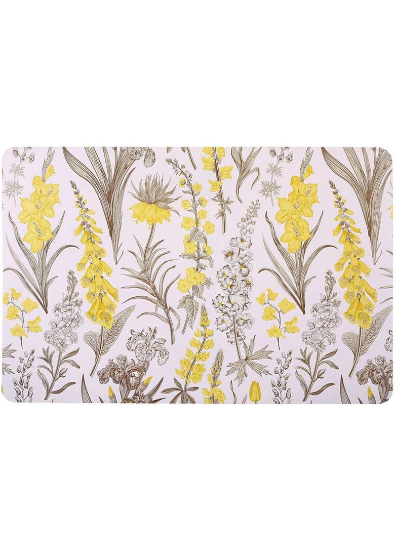 Набір сервірувальних серветок 12 штук Floral підтарельник поліпропілен для столу плеймати 28x43 см BonaDi (368991465)