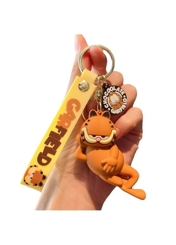Брелок Гарфилд Garfield кот игрушка на рюкзак, ключи 6,7 см Shantou (338623728)