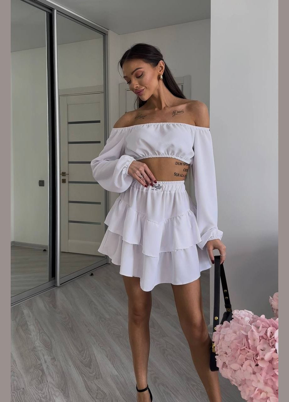 Жіночий стильний костюм-двійка Україна (330033666)