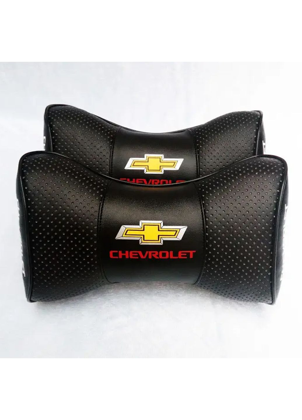 Подушка подголовник CHEVROLET черный 2шт No Brand (360900844)