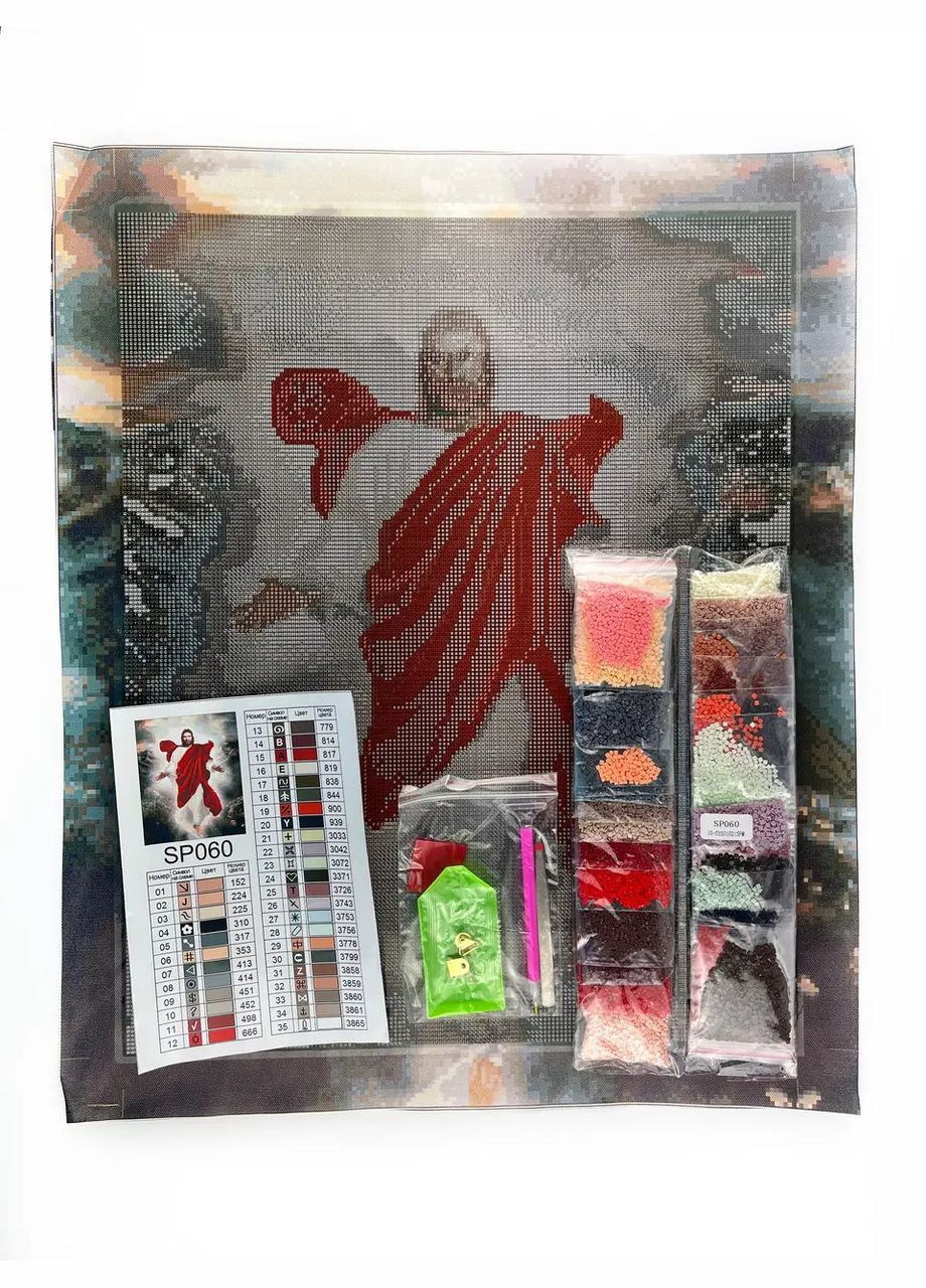 Алмазна мозаїка Ікона Вознесіння Ісуса Христа 40х50 см SP060 ColorArt (285719815)