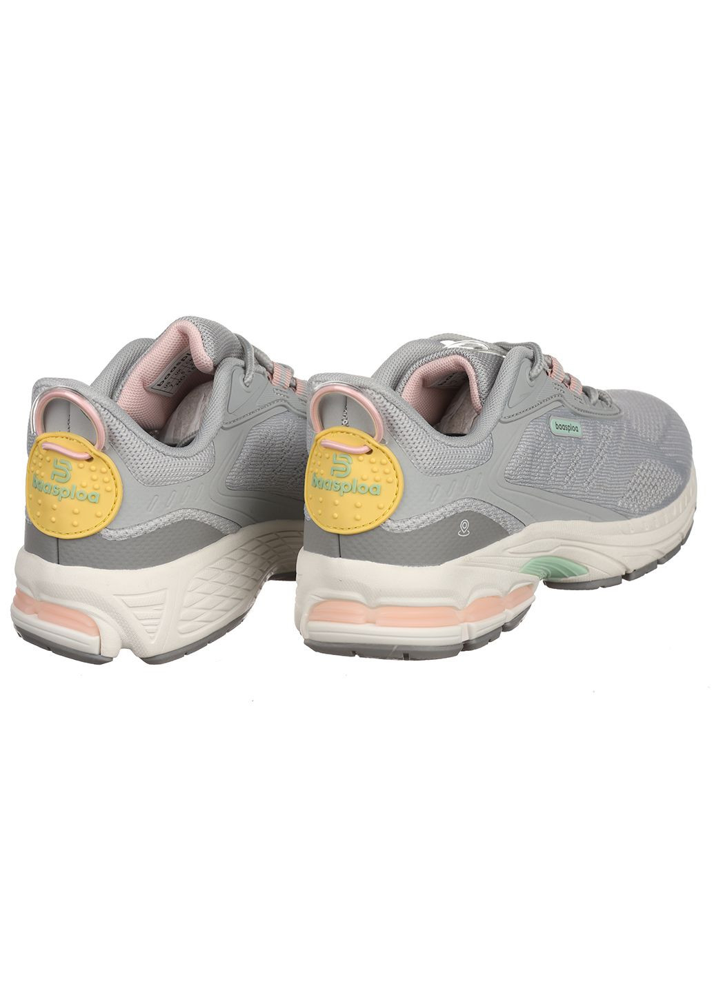 Кросівки з текстилю для жінок Baas сірі демісезони (279625000)