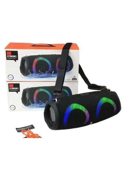 Портативная колонка Xterem2 Bluetooth Bluetooth функция 1000 мАh IPX5 Черная No Brand (340063142)