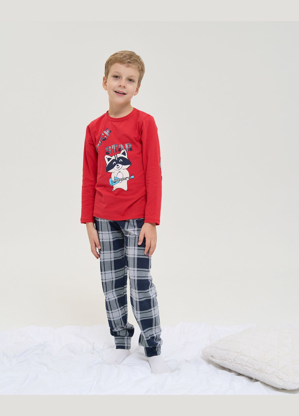 Червона дитяча піжама для хлопчика Tom John