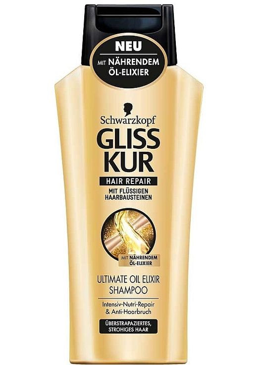 Шампунь «Экстремальный oil эликсир» - Gliss Ultimate Oil Elixir Shampoo 250ml (79089-185942) Gliss Kur (368649310)