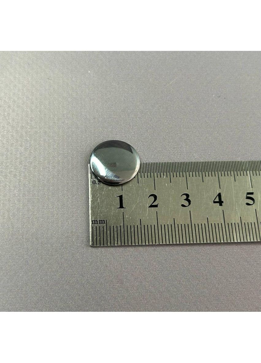 10г - Металострази термоклейові, монетка 15 мм - сталь Plus-plus (352744175)