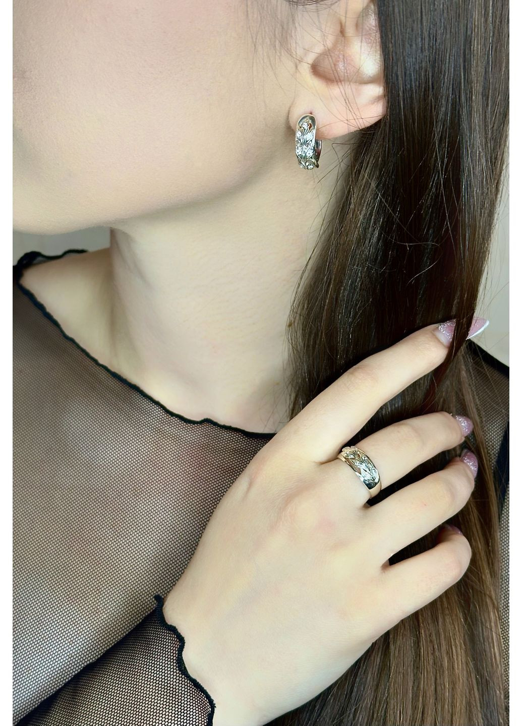 💎 Серебряный комплект украшений с кубическим цирконием – роскошь, которая доступна каждой! Family Jewelry House (351897817)