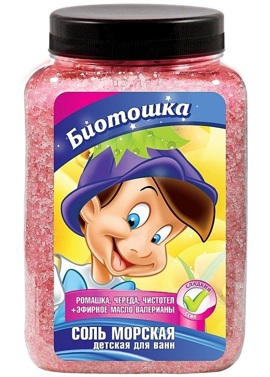 Морская детская соль для ванн "Биотошка" Sea Salt 750g (417839-31021994) BIOTON COSMETICS (368614652)