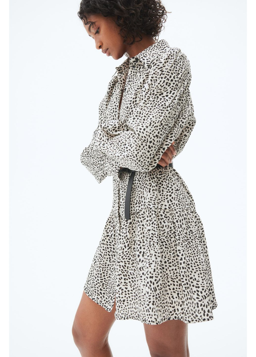 Комбинированное платье H&M