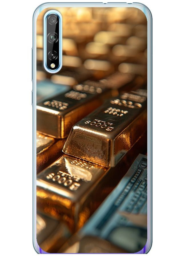 Силиконовый чехол 'Сияние золота' для Endorphone huawei p smart s (291131038)