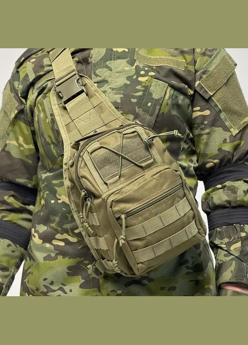 Якісна тактична сумка, укріплена чоловіча сумка, рюкзак тактична слінг China (290850230)
