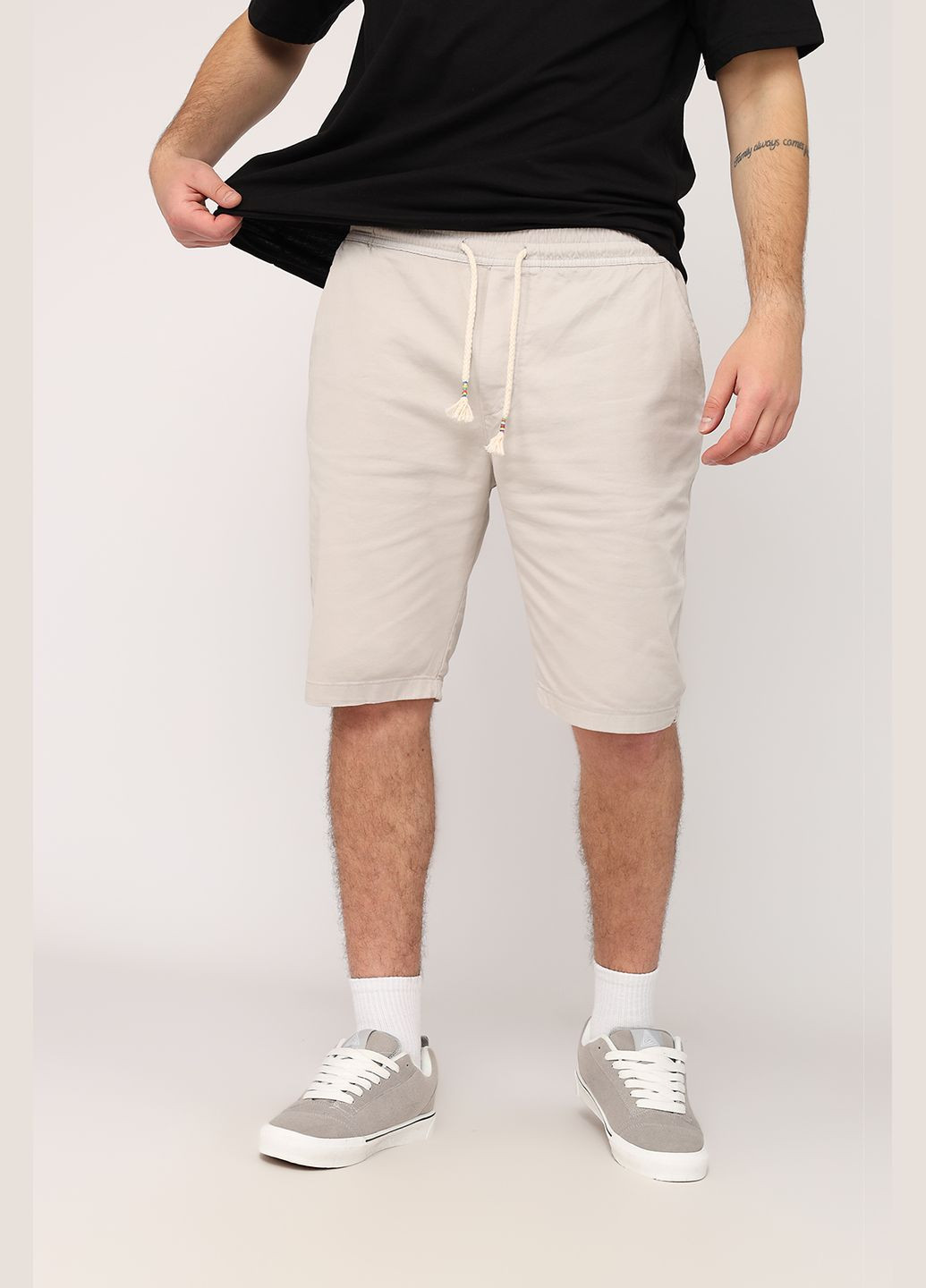 Шорти чоловічі колір світло-сірий ЦБ-00277359 ARSH (332330086)