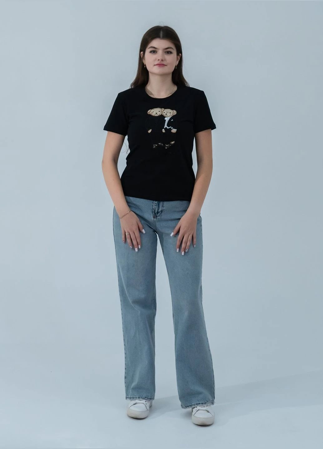 Футболка женская летняя с рисунком Ralph Lauren Polo Bear - (303547756)