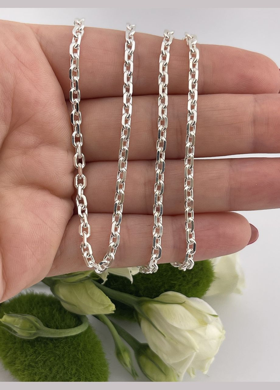Елегантний та універсальний срібний ланцюжок No Brand (323017157)