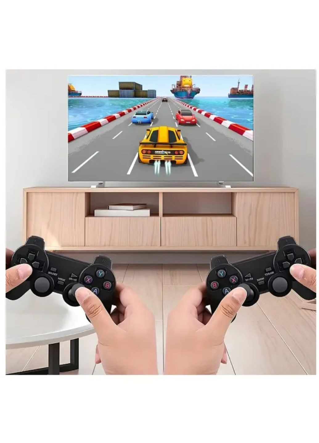 Ігрова консоль приставка з двома джойстиками Game Stick Lite M8 64GB 4k Ultra HD No Brand (347302797)