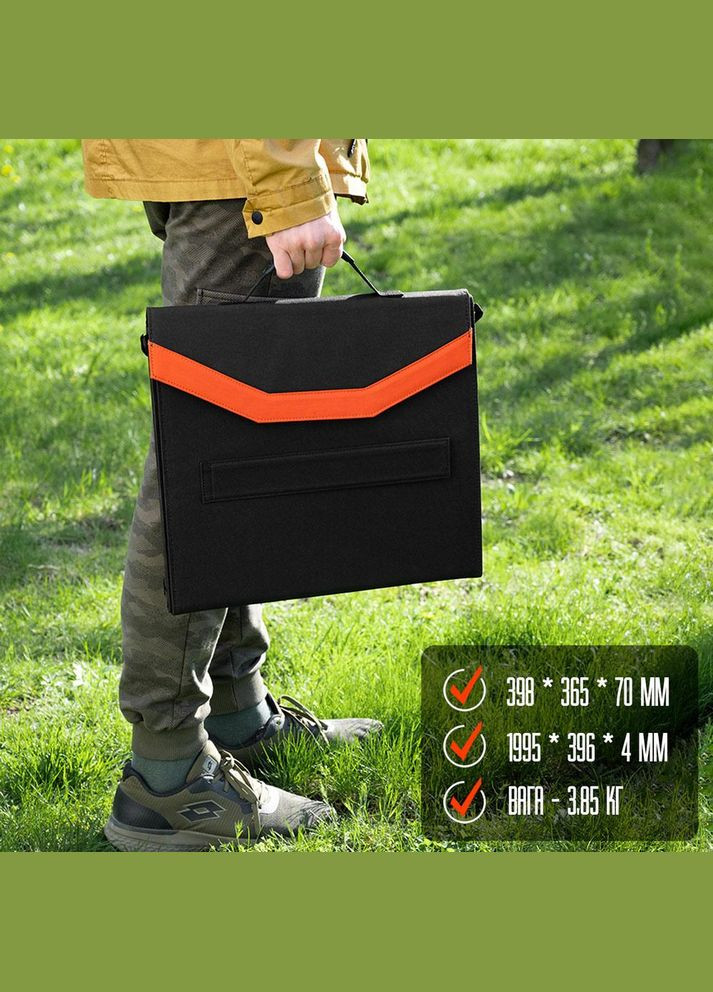 Солнечная панель 100 Вт складная BRIDNA SGR-SP100W, портативная солнечная батарея PD (327041455)