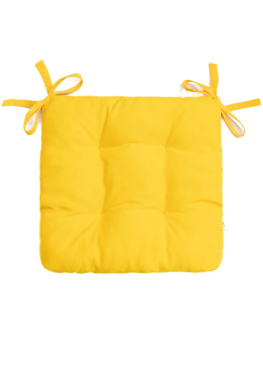 Подушка для стула и кресла см желтый. No Brand (324828891)