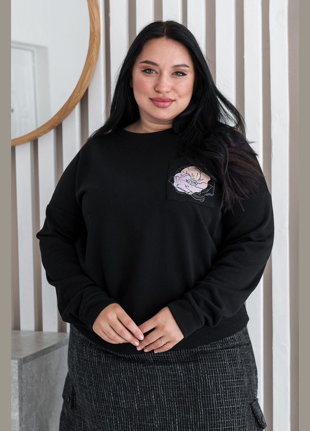 Черный свитшот ри мары мадара св 0423 RiMari (351390866)