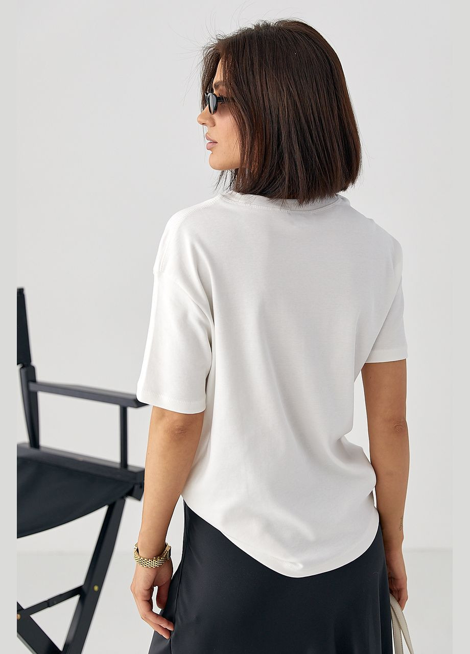 Хлопковая футболка с мишками - лимонный цвет Lurex - (330988753)