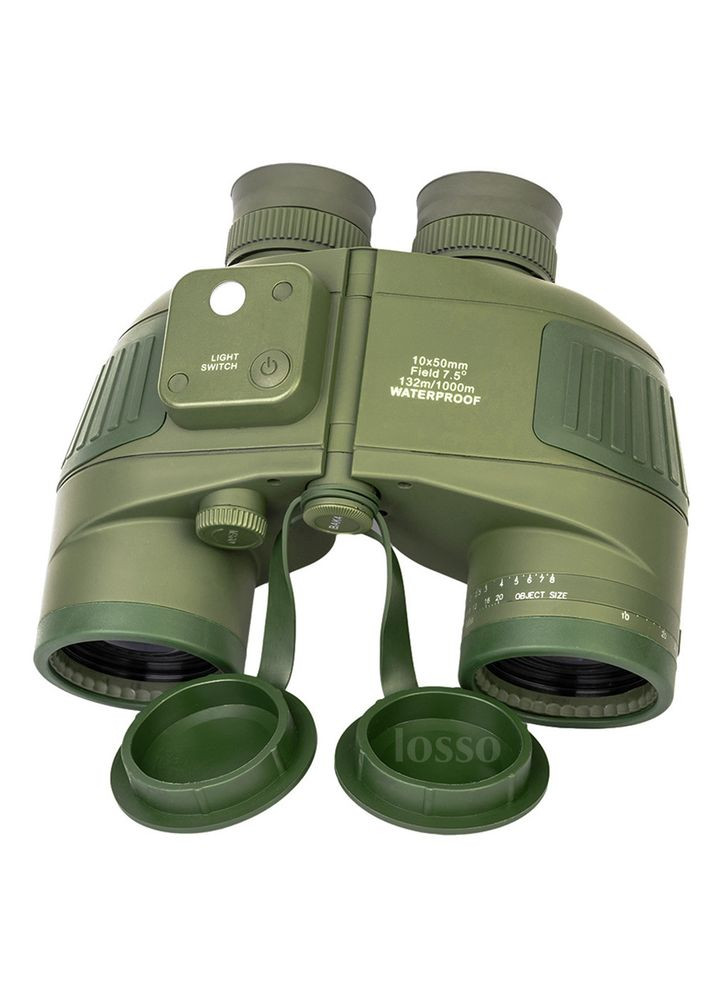 Бінокль Premium ARMY 10*50 тактичний із сіткою та компасом Losso (322776873)