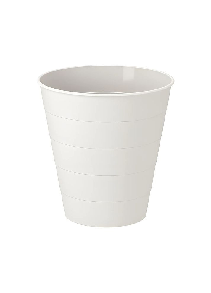 Мусорное ведро белый пластиковое 10 л IKEA (288044385)