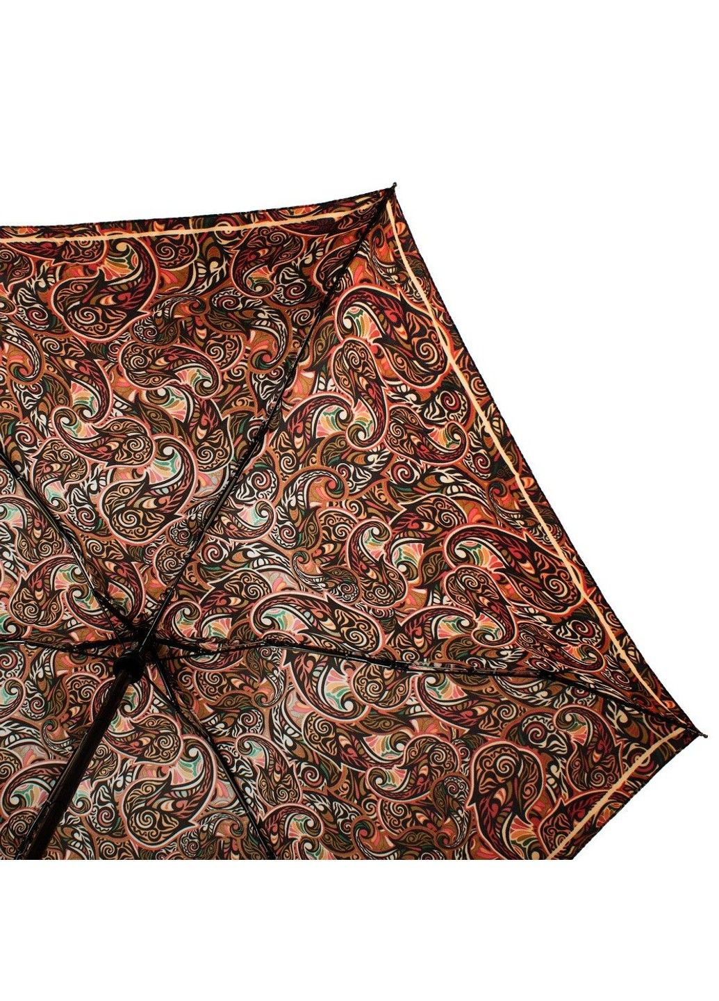 Коричнева жіноча парасолька автомат z54968-2 Zest маленька (346390350)