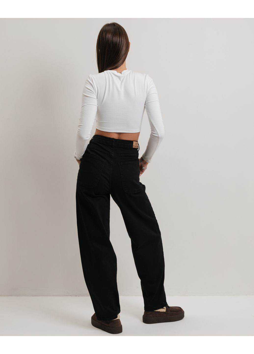 Джинси жіночі It's Basic чорні Its Basic - (364935096)