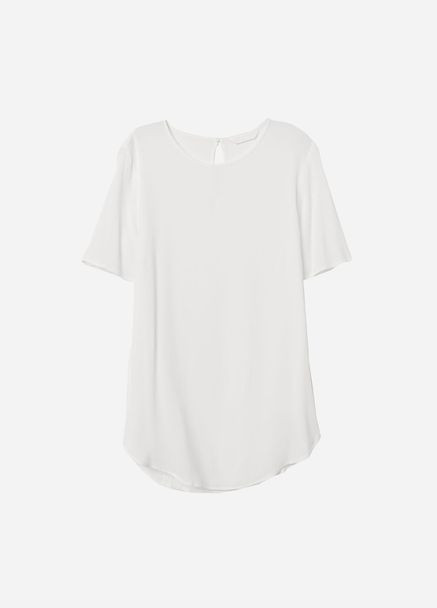 Белая женская блузка H&M