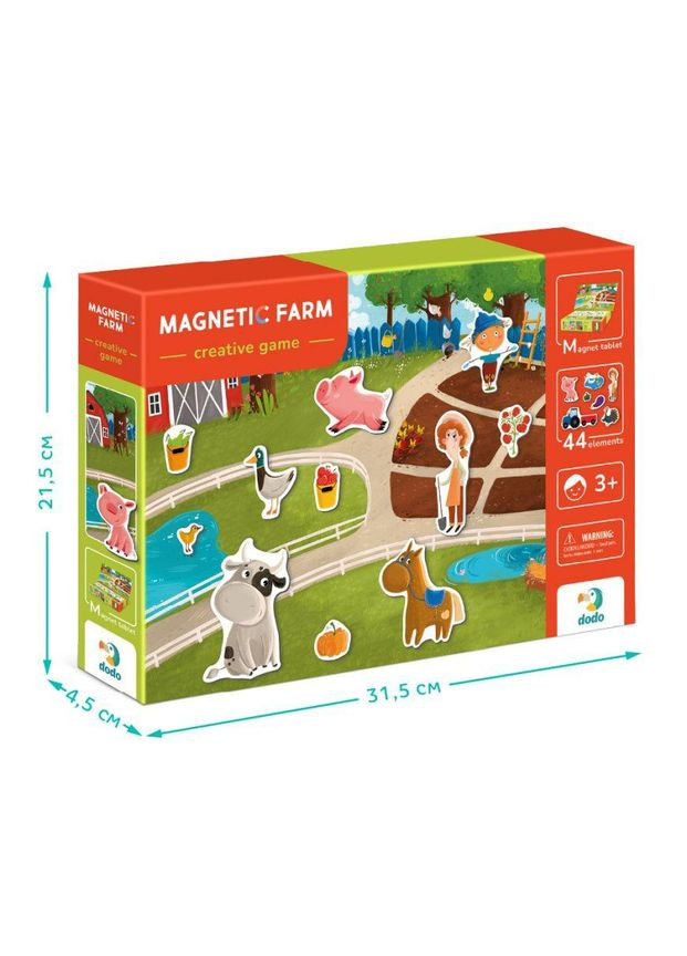 Развивающая магнитная игра "Ферма" DoDo 200206 DoDo Toys (330608799)