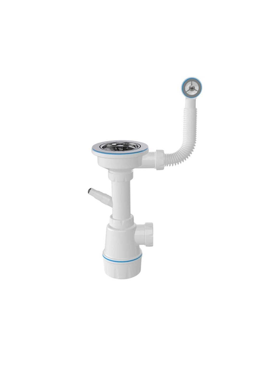 Комплект: Мойка VESTA 5852 графит+Смеситель 56 B NESP графит+Сифон 1041 Valeso (362209933)