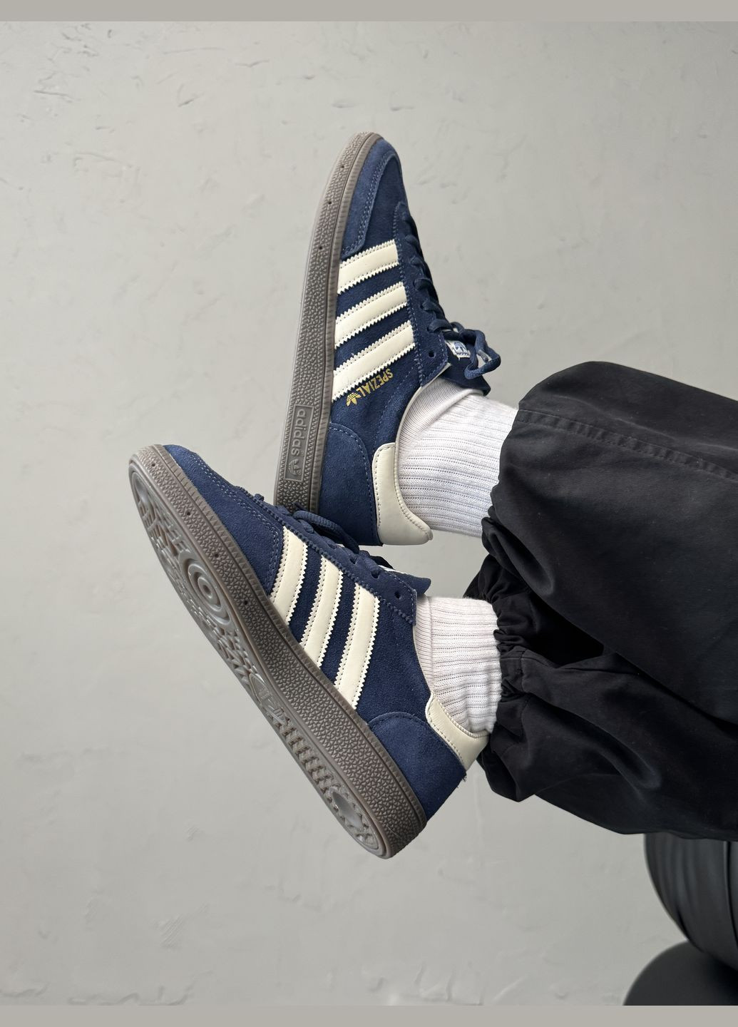 Кросівки жіночі Adidas Spezial Handball blue | Адідас Спеціал сині No Brand сині демісезони (316091095)