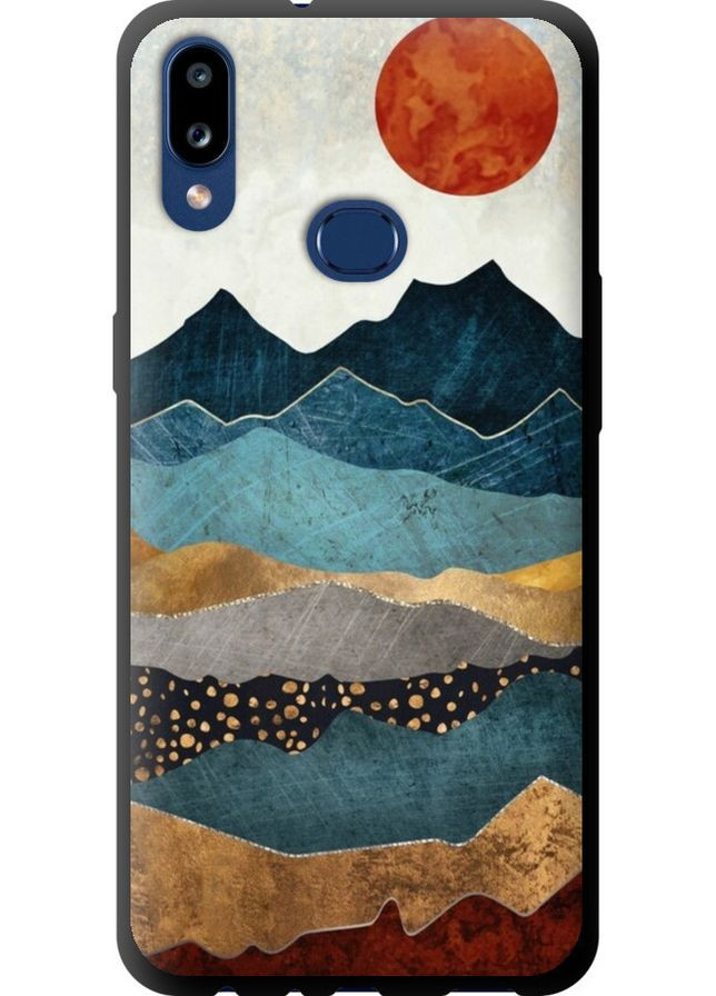 TPU чорний чохол 'Захід гори' для Endorphone Samsung Galaxy A10s A107F (278078859)