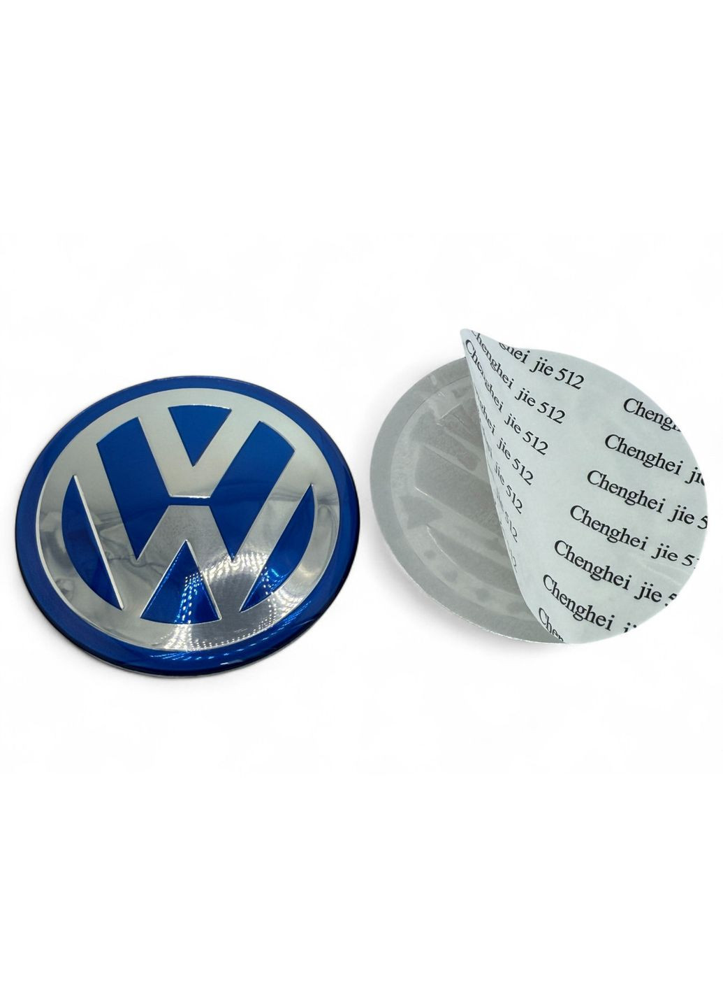 1 штука Наклейка с логотипом Вольцваген 65 мм алюминий + эпоксид No Brand (364958799)