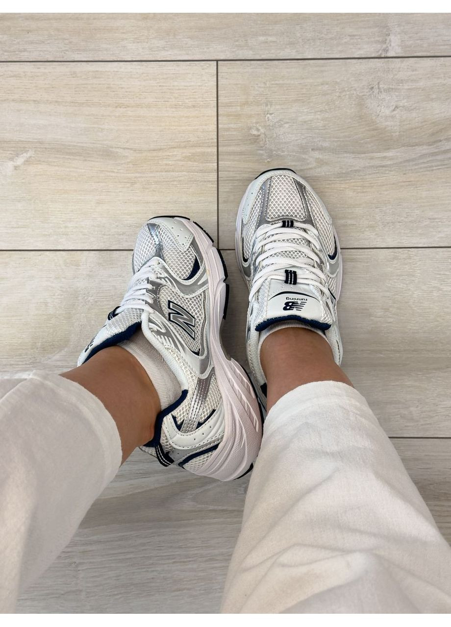 Кросівки жіночі New Balance 530 White Silver Navy MR530SG Нью Беланс 530 білі демісезони (366196670)