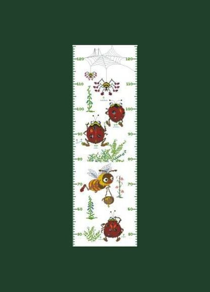 Набір для вишивання хрестиком. Розмір: 21*64 см Ростомір Букашки Лоскуток (315361326)