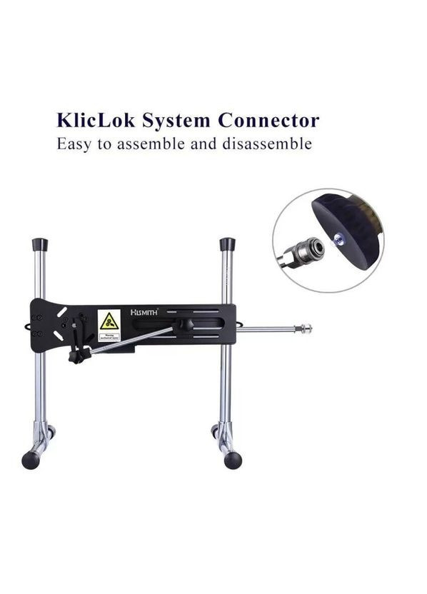 Фаллоимитатор для секс-машин 8.5″ Squama Beast Silicone Dildo Monster Series, KlicLok Hismith (303908101)