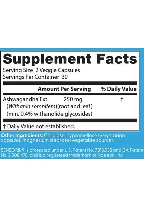 Ashwagandha 60 Veg Caps Doctor's Best (375810996)