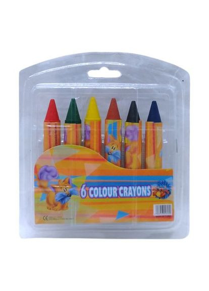 Набір малювання - воскова крейда, 6 кольорів MIC (361424429)