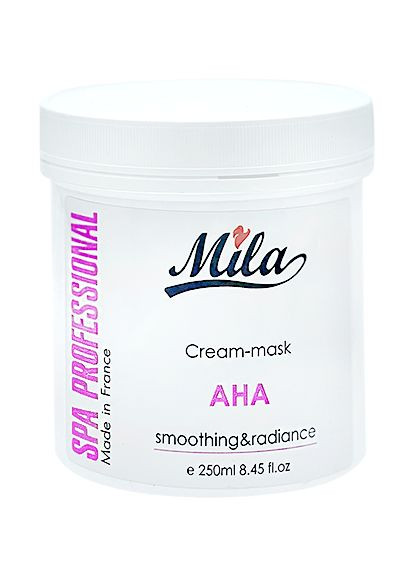 Маска кремовая с АНА кислотами/AHA mask, ТМ Mila, Франция, 250ml Acer (365722244)
