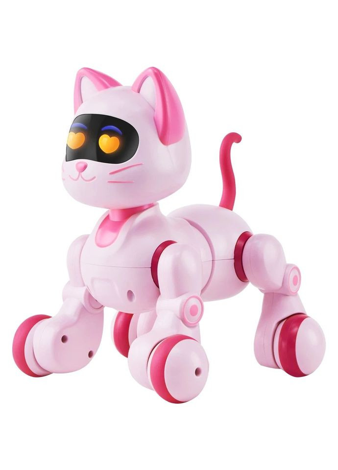 Игрушка детская на радиоуправлении Робо-котенка Лучший друг 19 см танцует, светится, ездит (PL-924-02) MFC (364114219)