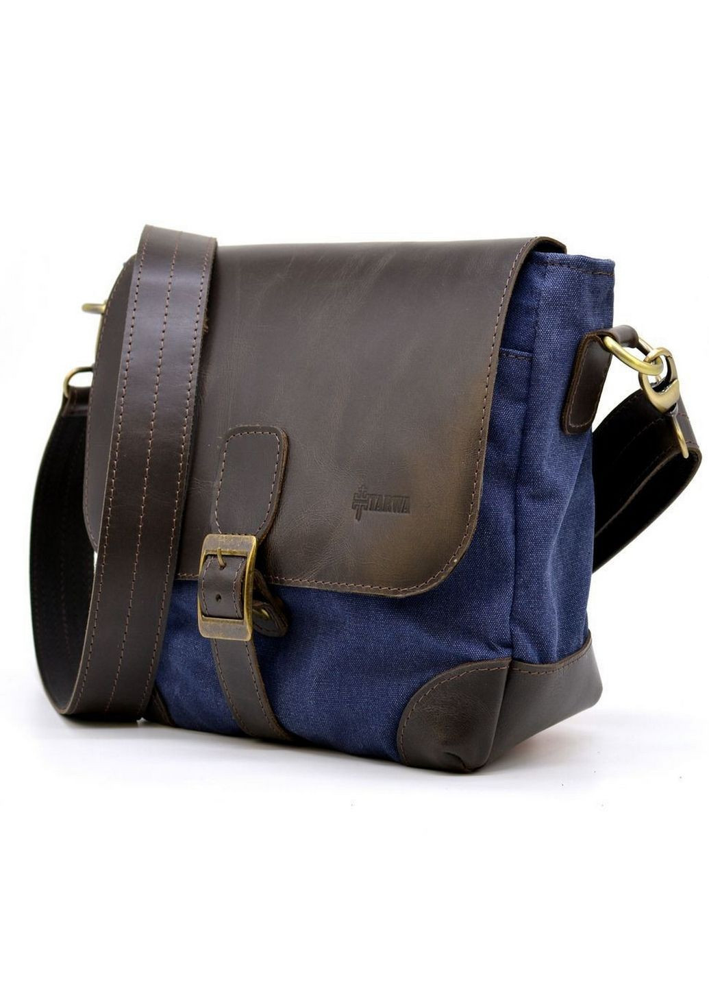 Мужская кожаная сумка через плечо 25х26х8.5 см TARWA (315872523)