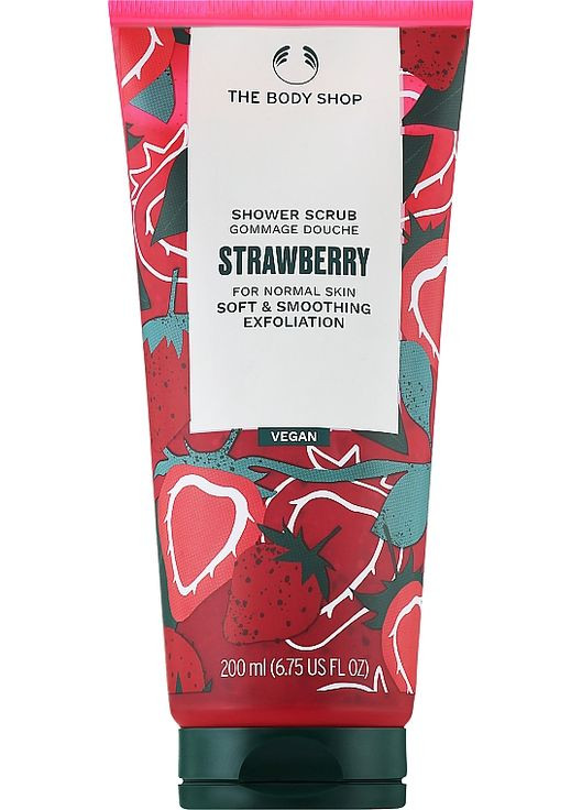 Скраб для тіла "Полуниця" Strawberry Shower Scrub 200ml (1020704-31102390) The Body Shop (368610838)
