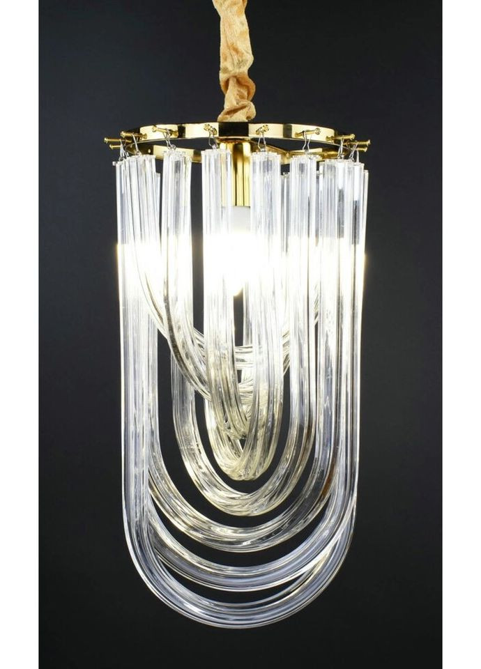 Люстра подвесная на 1 лампочку 26886 Золото 45-100х21х21 см. Sunnysky (324395715)