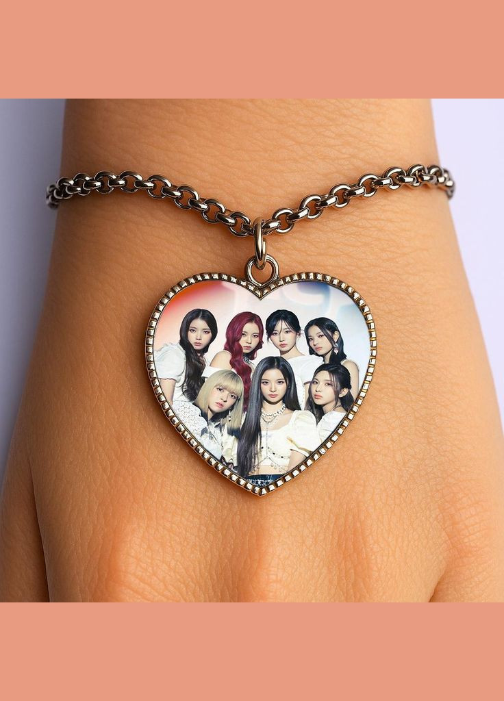 Браслет k pop NMIXX #002 (сердце) No Brand (329330865)