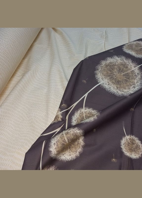 Постельное белье Ночная кульбабка Сатин Евро на резинке MERISET (278255221)